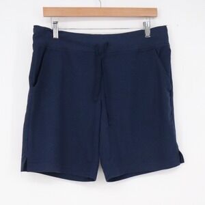 Unbranded Shorts Mens XL Lounge Navy Blue Knit Drawstring Excellent